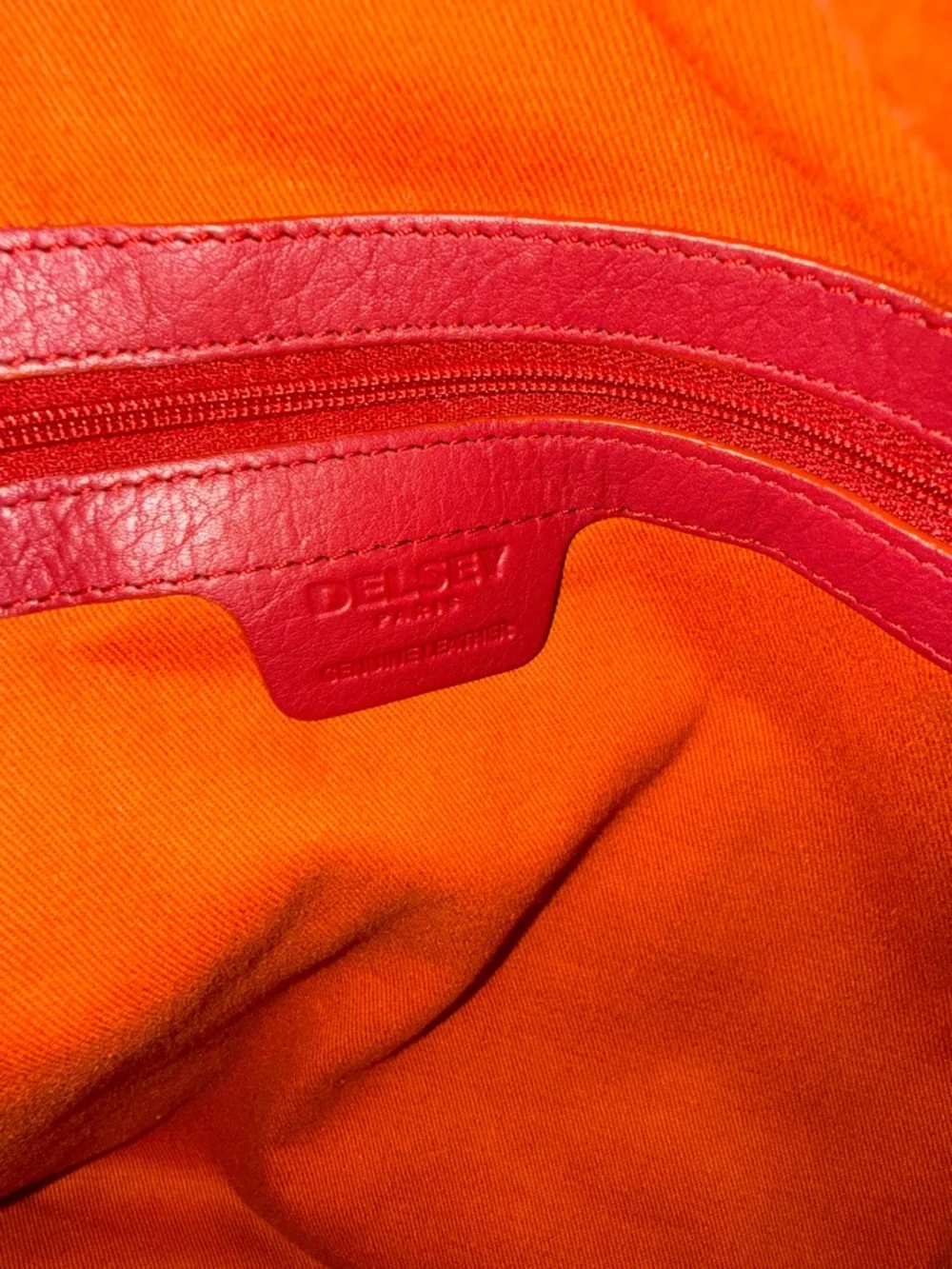 Burgundy/Red Leather Top-Handle Tote with Crossbody Strap